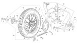 Hinterrad Mit Braktec System - MOTO SHERCO 3.0 HOMOL 2014 AJP - 2014 - Sherco