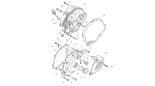 Kurbelwellengehaeusedeckel - MOTO SHERCO 50 END EURO 0 ROUGE - 2003 - Sherco